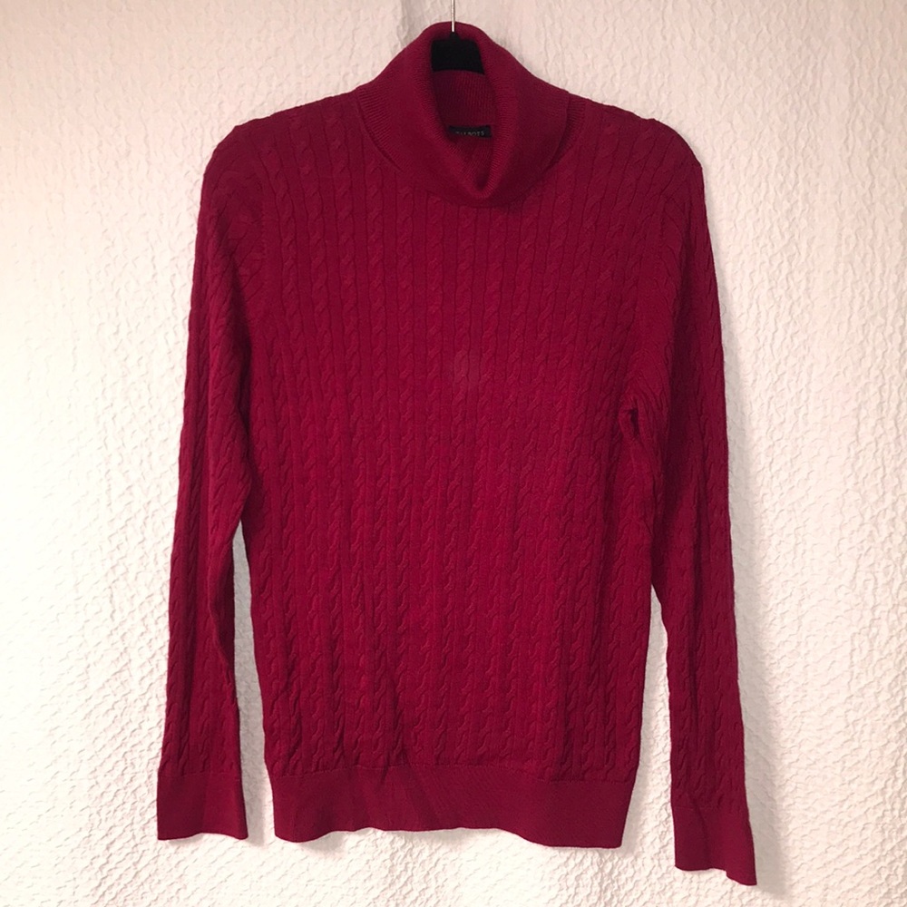 Talbots turtle neck 100% cotton sweater